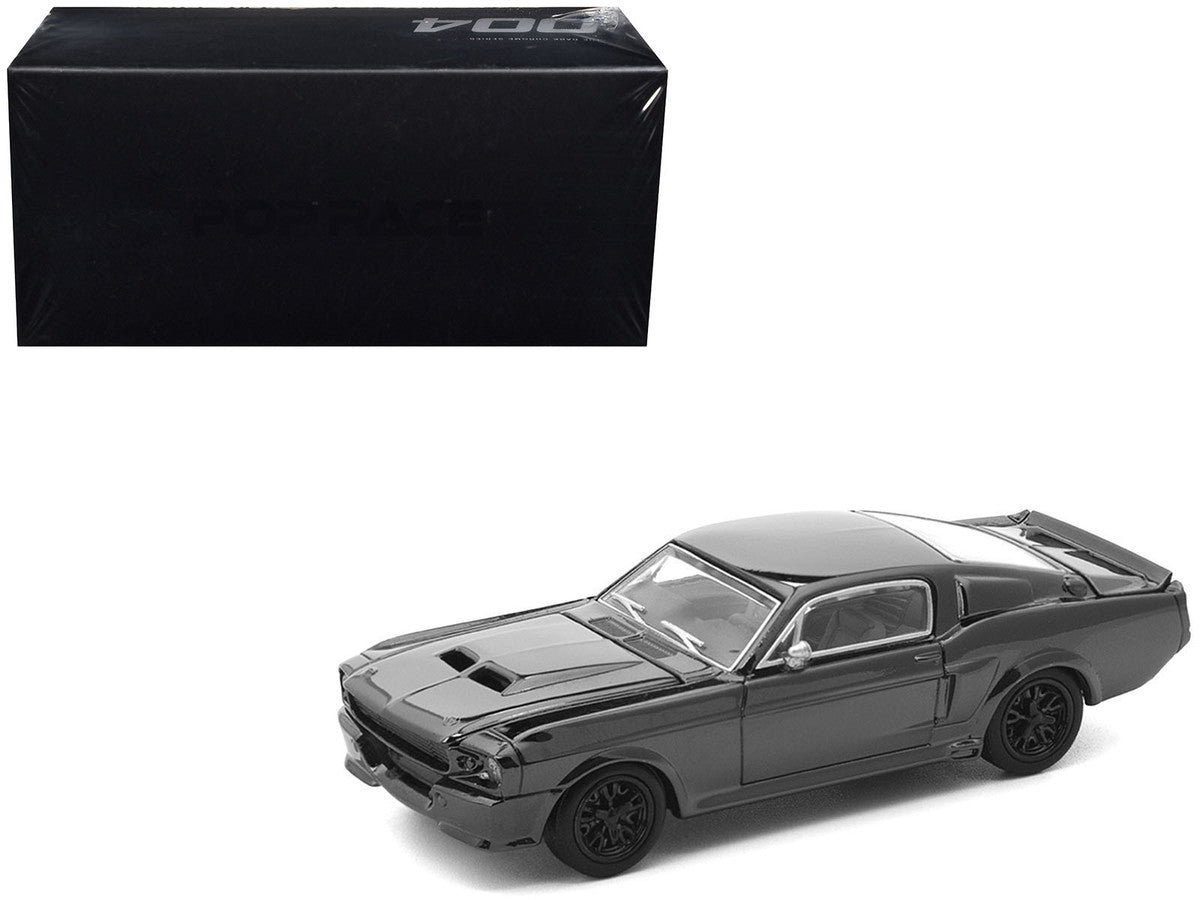 GTR R32 RHD (Right Hand Drive) Dark Chrome "The Dark Chrome Series" 1/64 Die Cast Model Car by Pop Race-4
