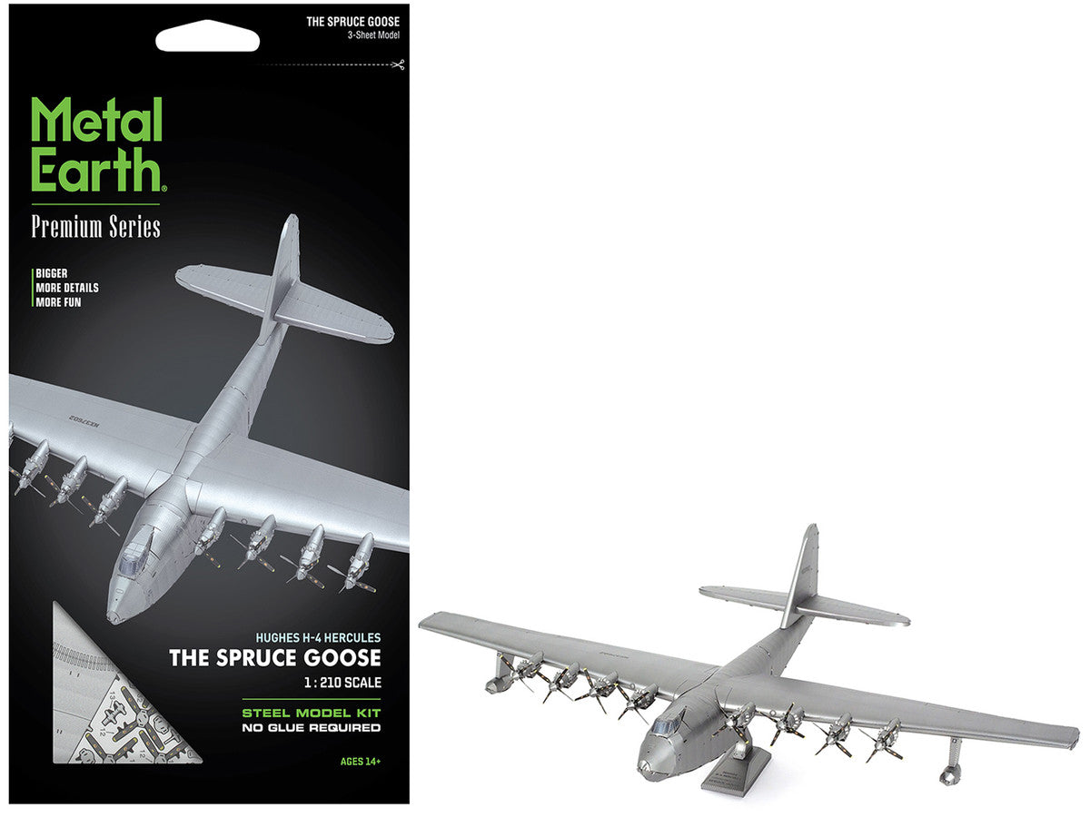 Model Kit Hughes H-4 Hercules Flying Boat "The Spruce Goose" (Moderate Difficulty) Steel Model by Metal Earth-4