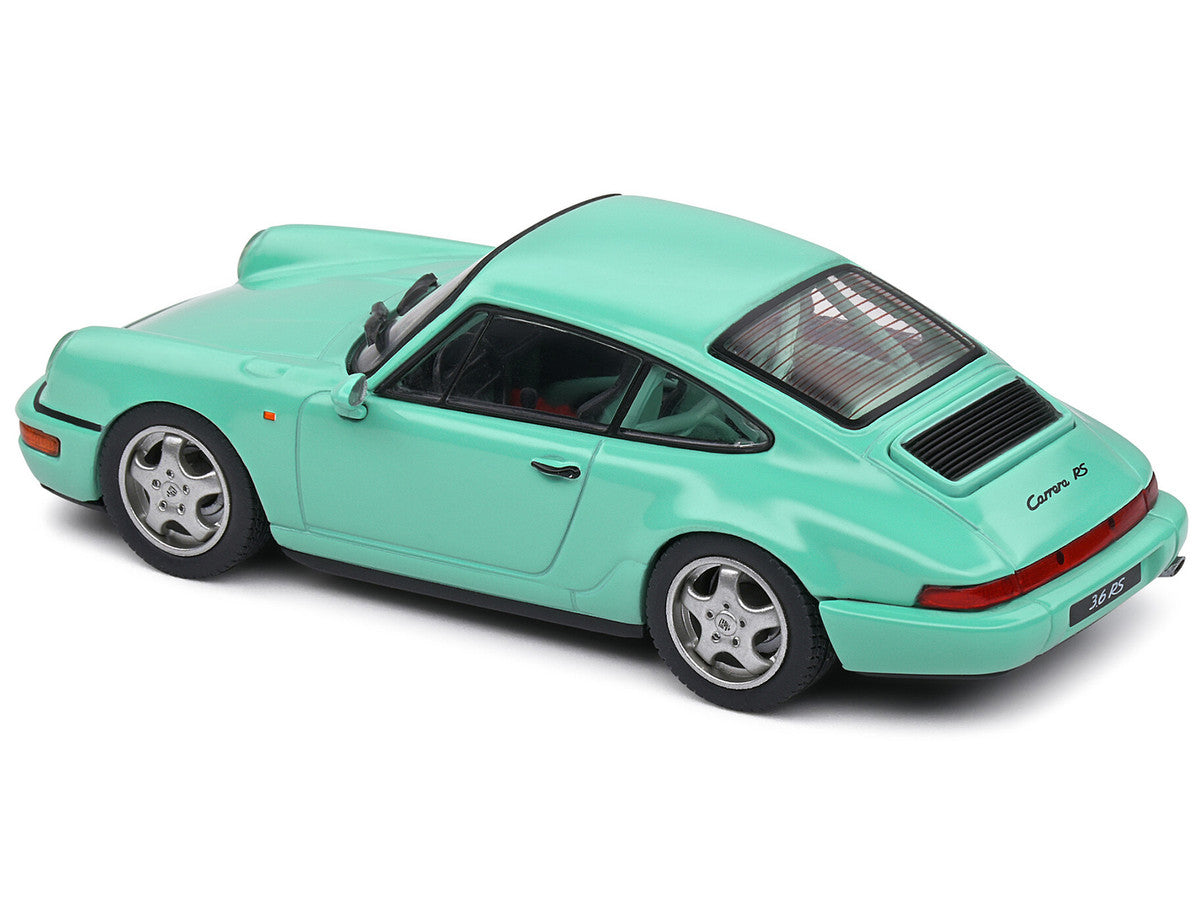 Porsche 911 (964) RS Clubsport Mint Green 1/43 Diecast Model Car by Solido-4