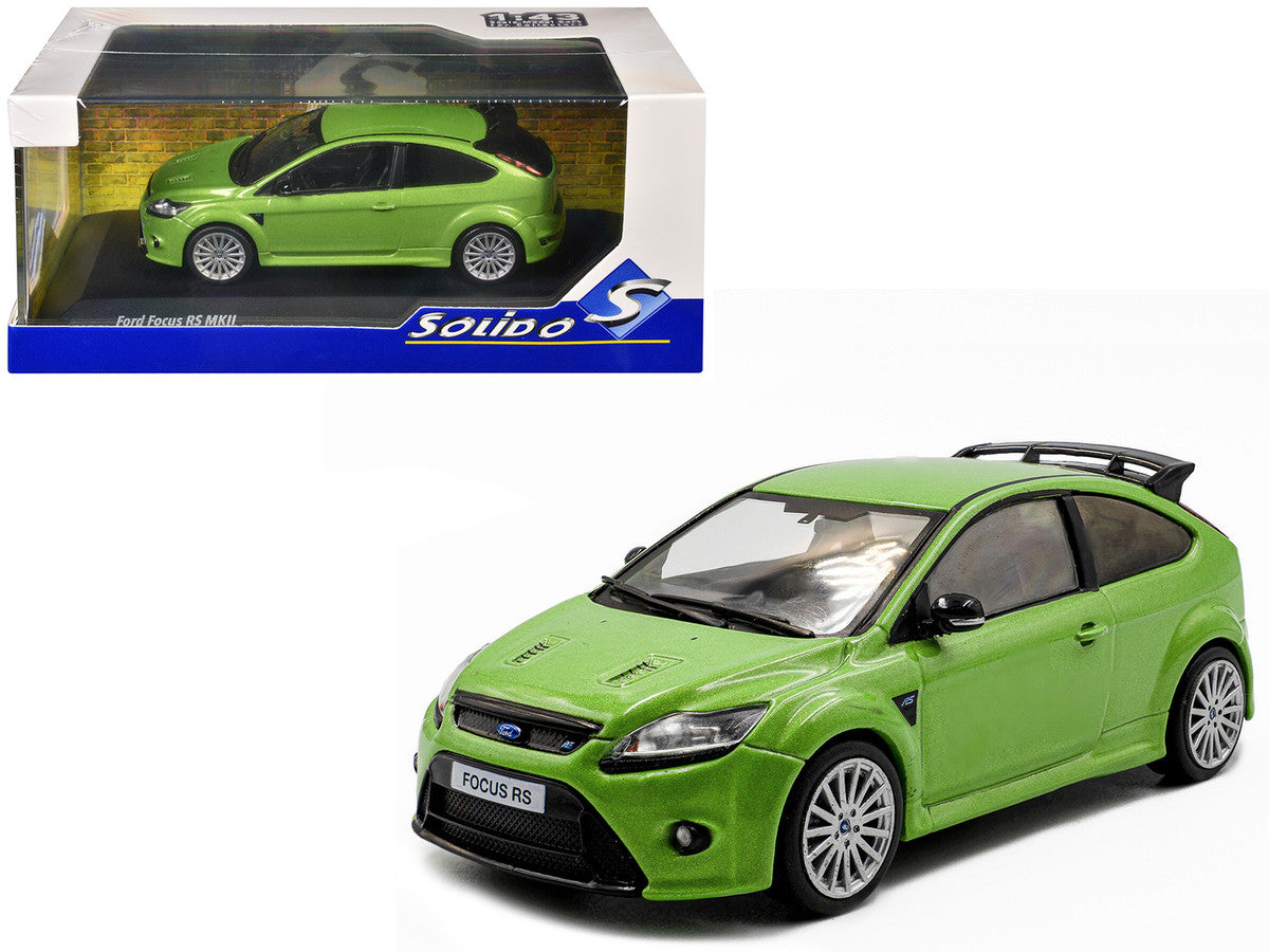 2010 Ford Focus MKII RS Ultimate Green Metallic 1/43 Diecast Model Car by Solido-4