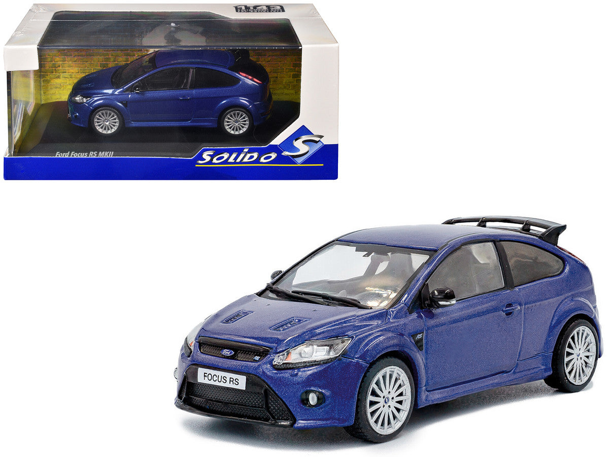 2010 Ford Focus MKII RS Indianapolis Blue Metallic 1/43 Diecast Model Car by Solido-4