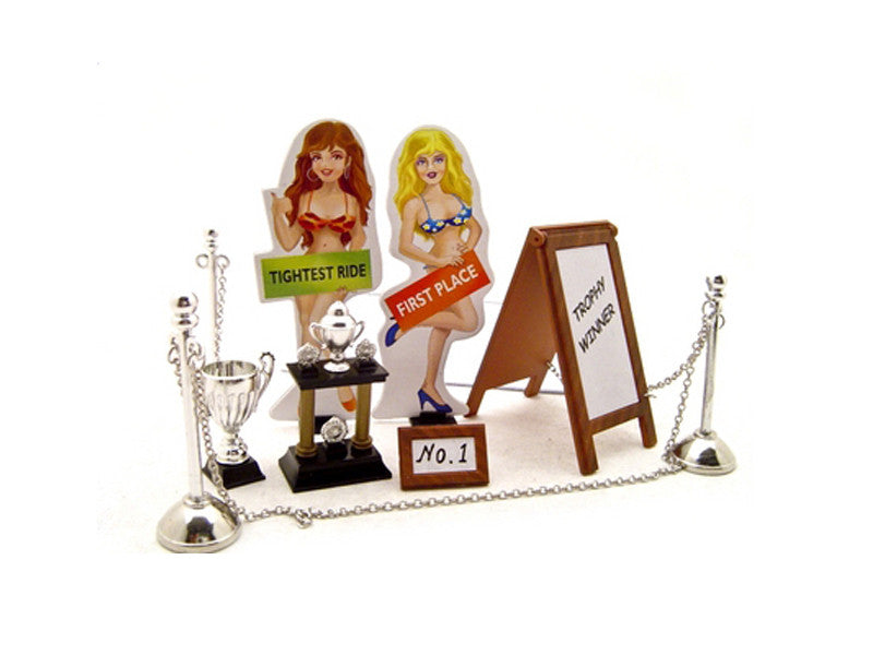 Car Show Trophy Set For 1/24 Scale Model Cars by Kinsfun-0