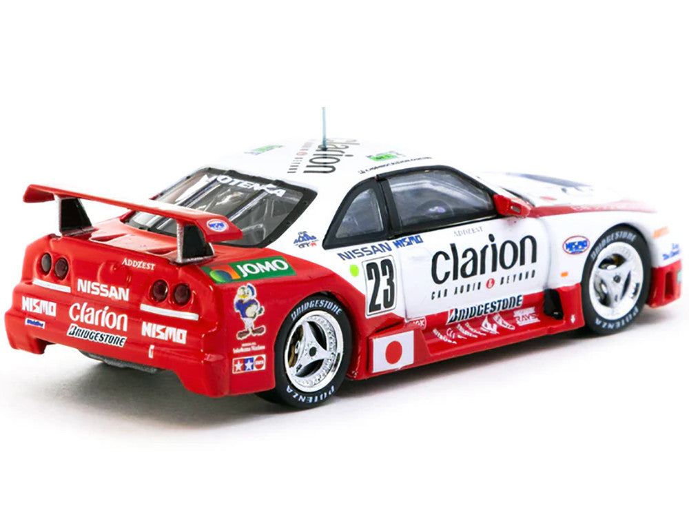 Nissan NISMO GT-R LM #23 Kazuyoshi Hoshino - Toshio Suzuki - Masahiko Kageyama "Presentation" "24 Hours of Le Mans" (1995) "Hobby64" Series 1/64 Diecast Model Car by Tarmac Works-2