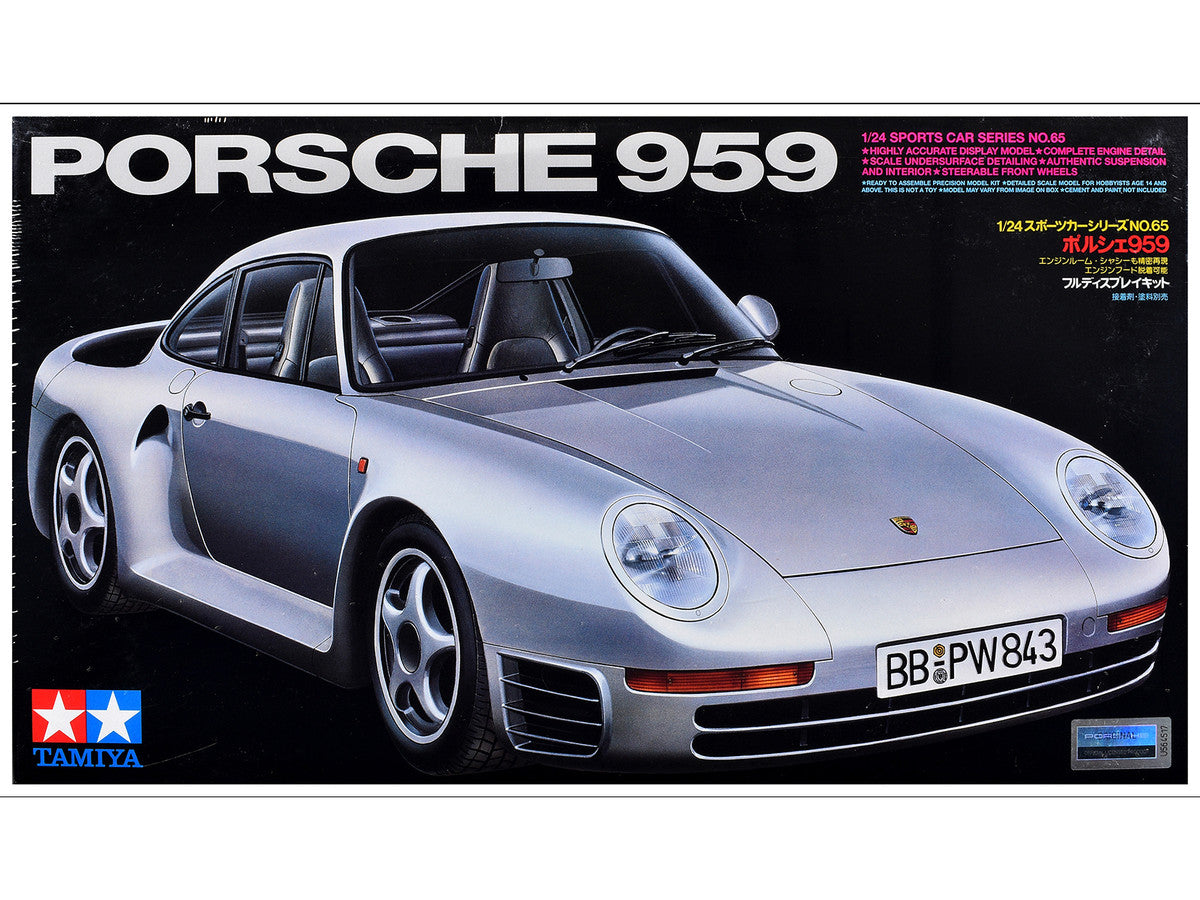Model Kit Porsche 959 1/24 Scale Model by Tamiya-3