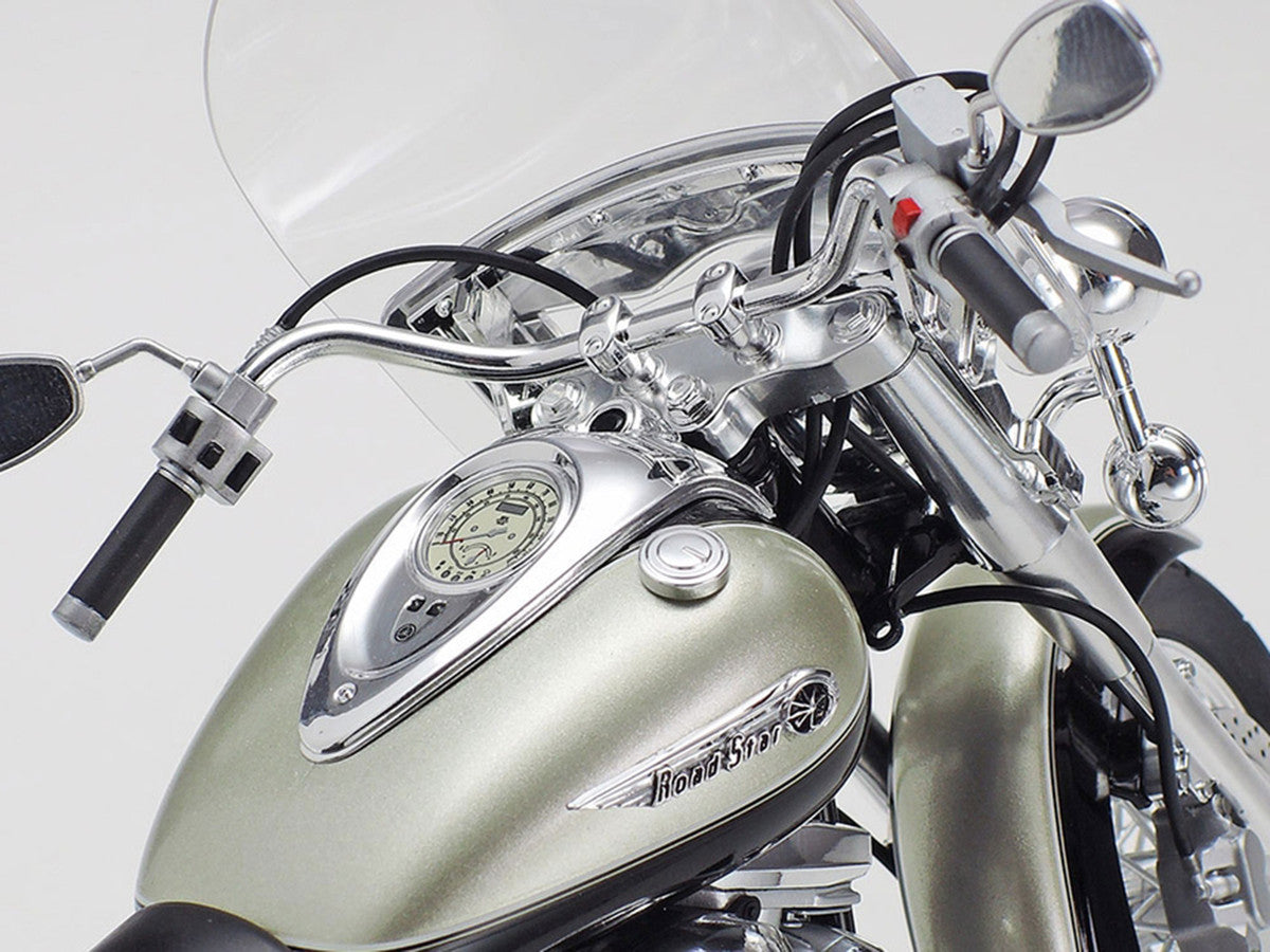 Model Kit Yamaha XV1600 RoadStar Custom Motorcycle 1/12 Scale Model by Tamiya-4