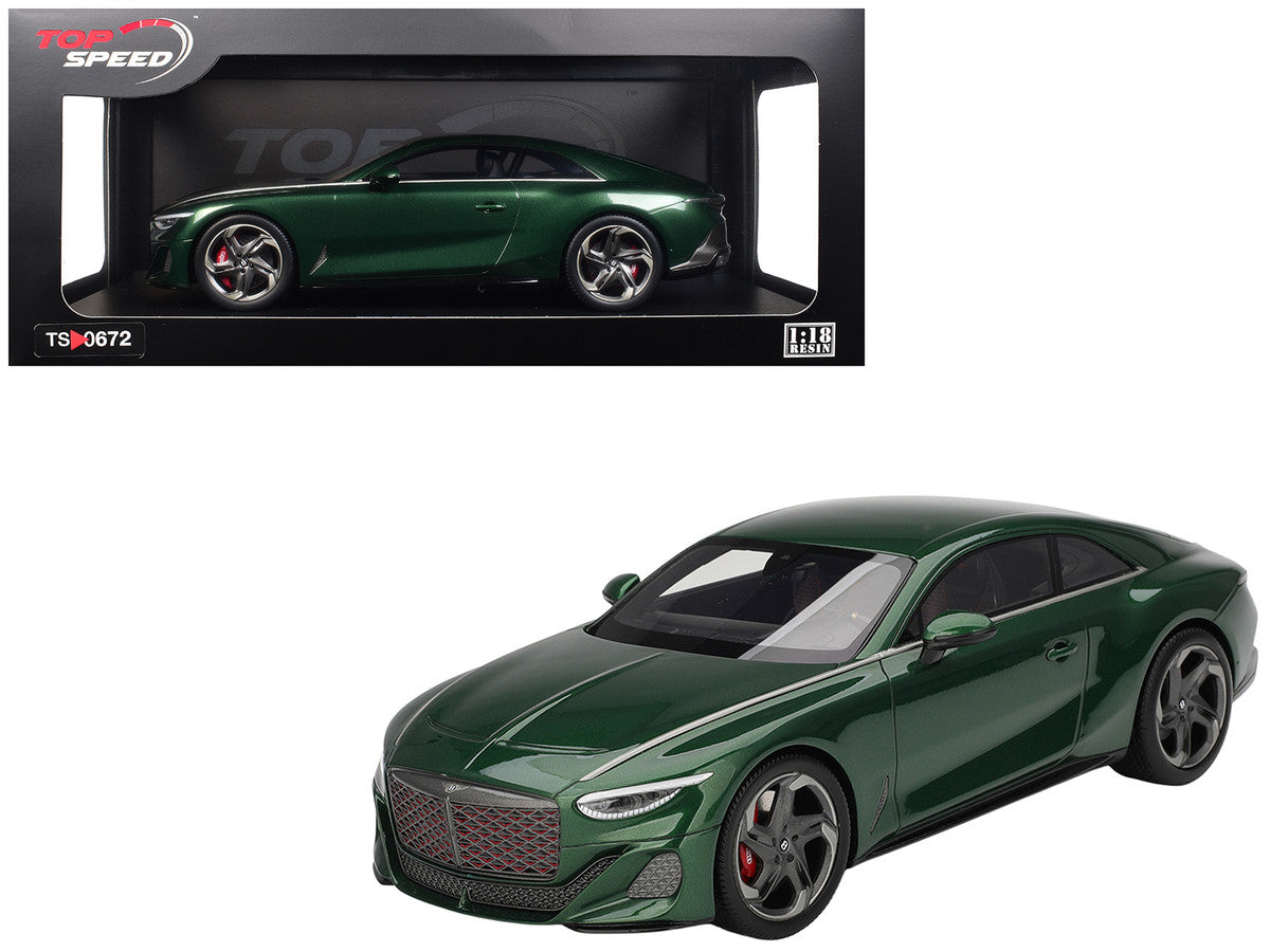 Bentley Batur Scarab Green Metallic 1/18 Model Car by Top Speed-4