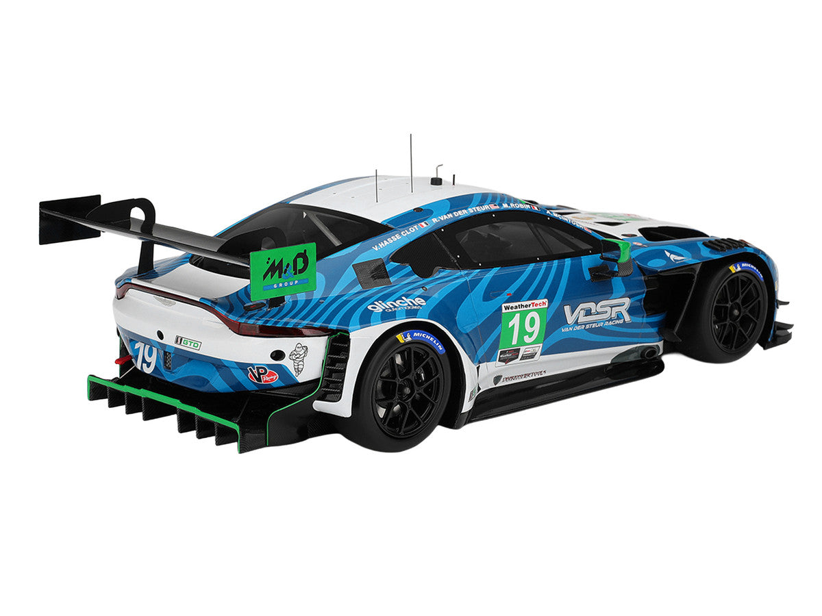 Aston Martin Vantage GT3 EVO #19 Valentin Hasse-Clot - Anthony McIntosh - Maxime Robin - Rory van der Steur "van der Steur Racing" IMSA "24 Hours of Daytona" (2025) 1/18 Model Car by Top Speed-4