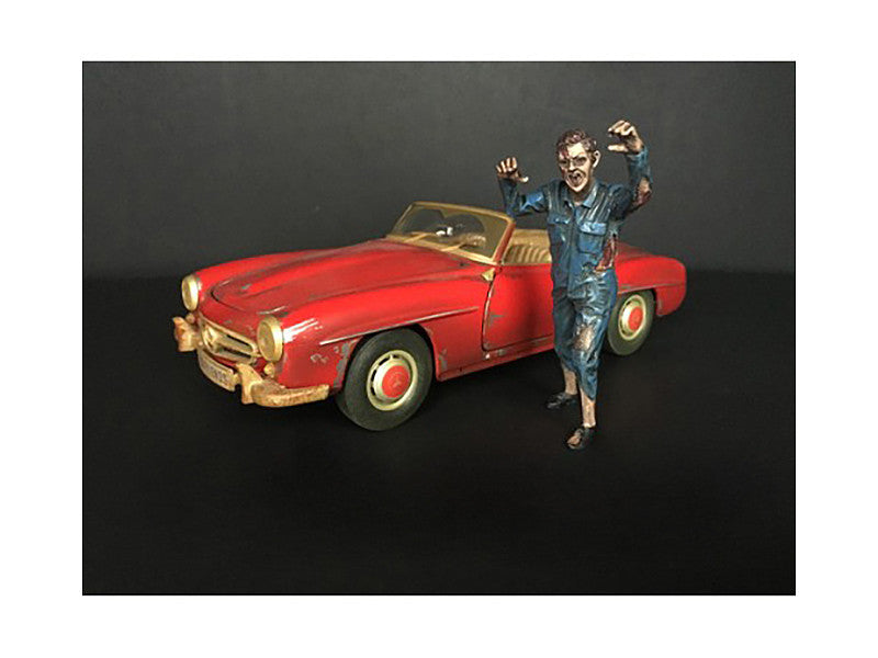Zombie Mechanic Figurine II for 1/18 Scale Models by American Diorama-0