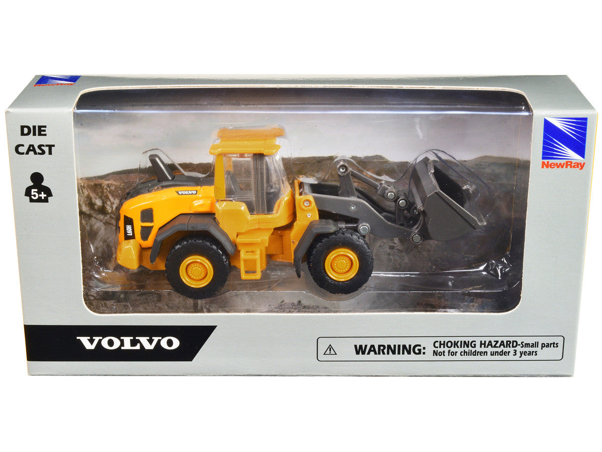 Volvo L60H Wheel Loader Yellow Diecast Model by New Ray-2