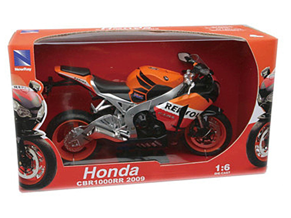 2009 Honda CBR1000RR "Repsol" 1/6 Diecast Motorcycle Model by New Ray-2