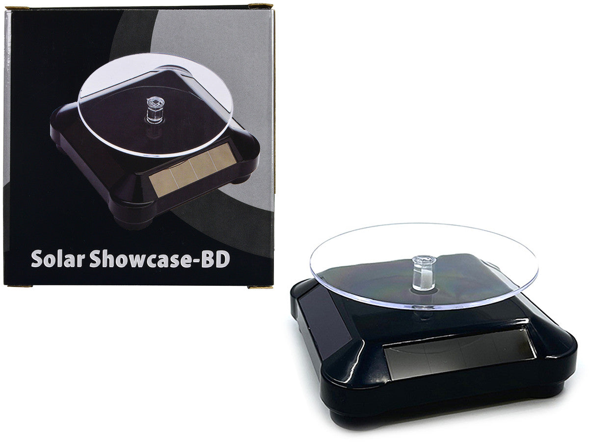 3.5″ Solar Rotating Display Stand with Black Base for 1/64 Scale Model Cars11-0