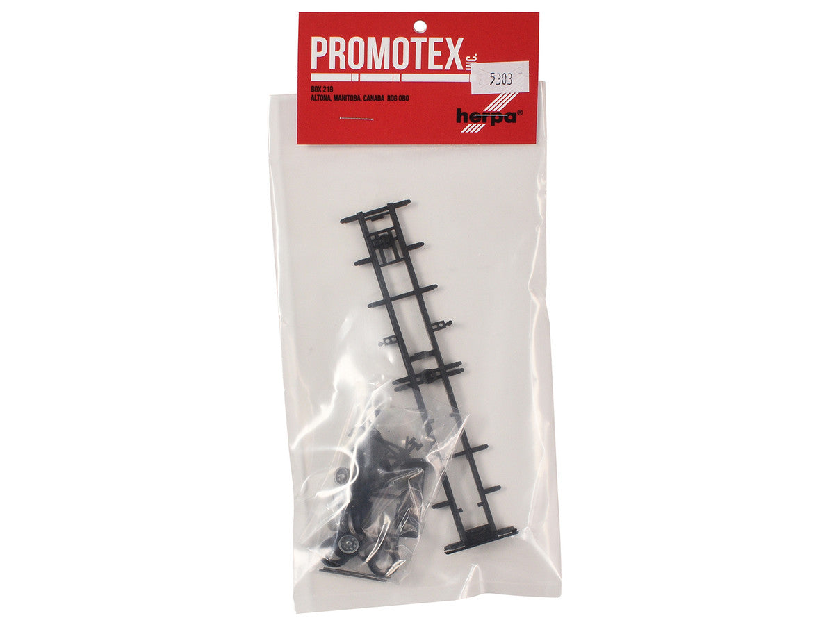 Container Chassis for 2-Axle 40ft Trailer 1/87 (HO) Plastic Model by Promotex-2