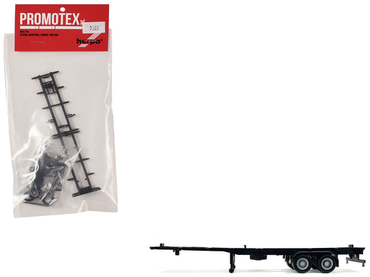 Container Chassis for 2-Axle 40ft Trailer 1/87 (HO) Plastic Model by Promotex-0