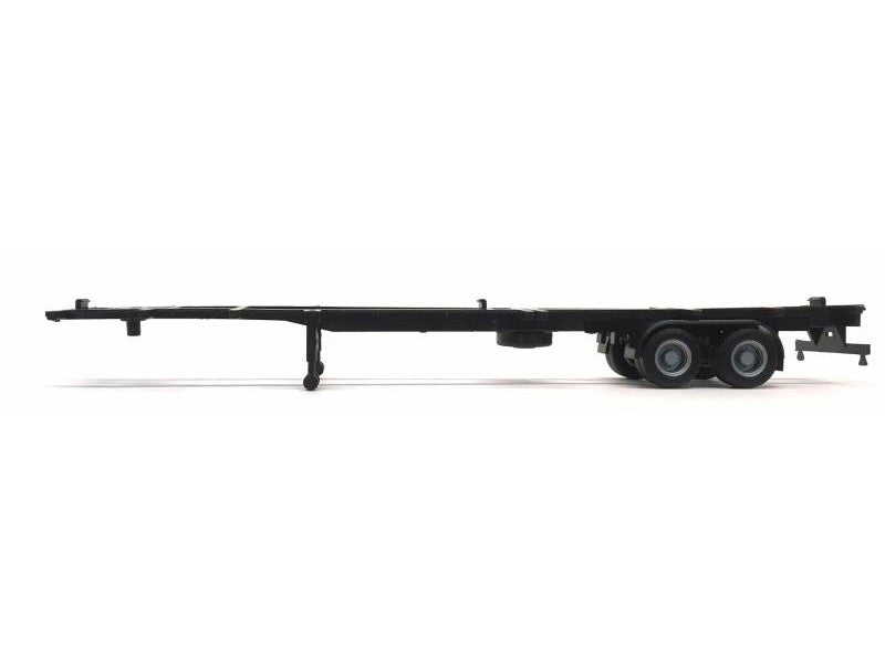 Container Chassis for 2-Axle 48ft Trailer 1/87 (HO) Plastic Model by Promotex-1
