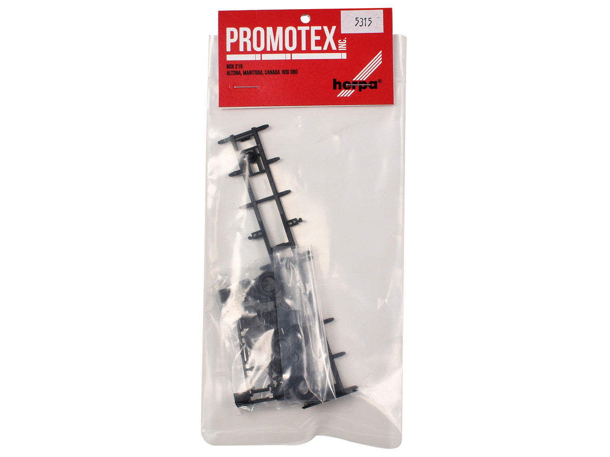 Container Chassis for 3-Axle 40ft Trailer 1/87 (HO) Plastic Model by Promotex-2