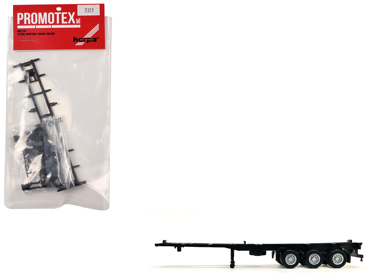 Container Chassis for 3-Axle 40ft Trailer 1/87 (HO) Plastic Model by Promotex-0