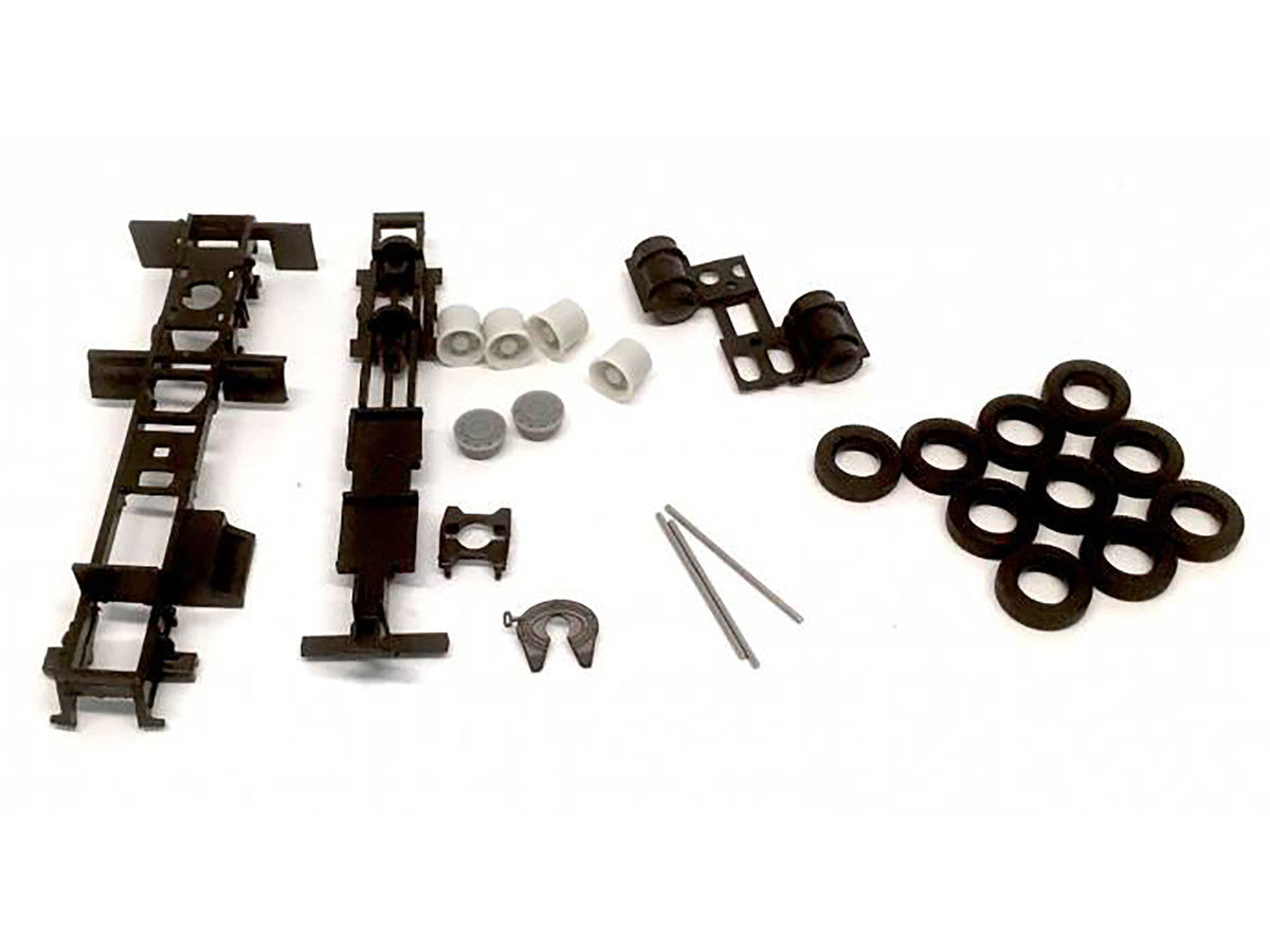 Long Chassis Kit for Kenworth Peterbilt and GMC Cabs 1/87 (HO) Plastic Model by Promotex-1