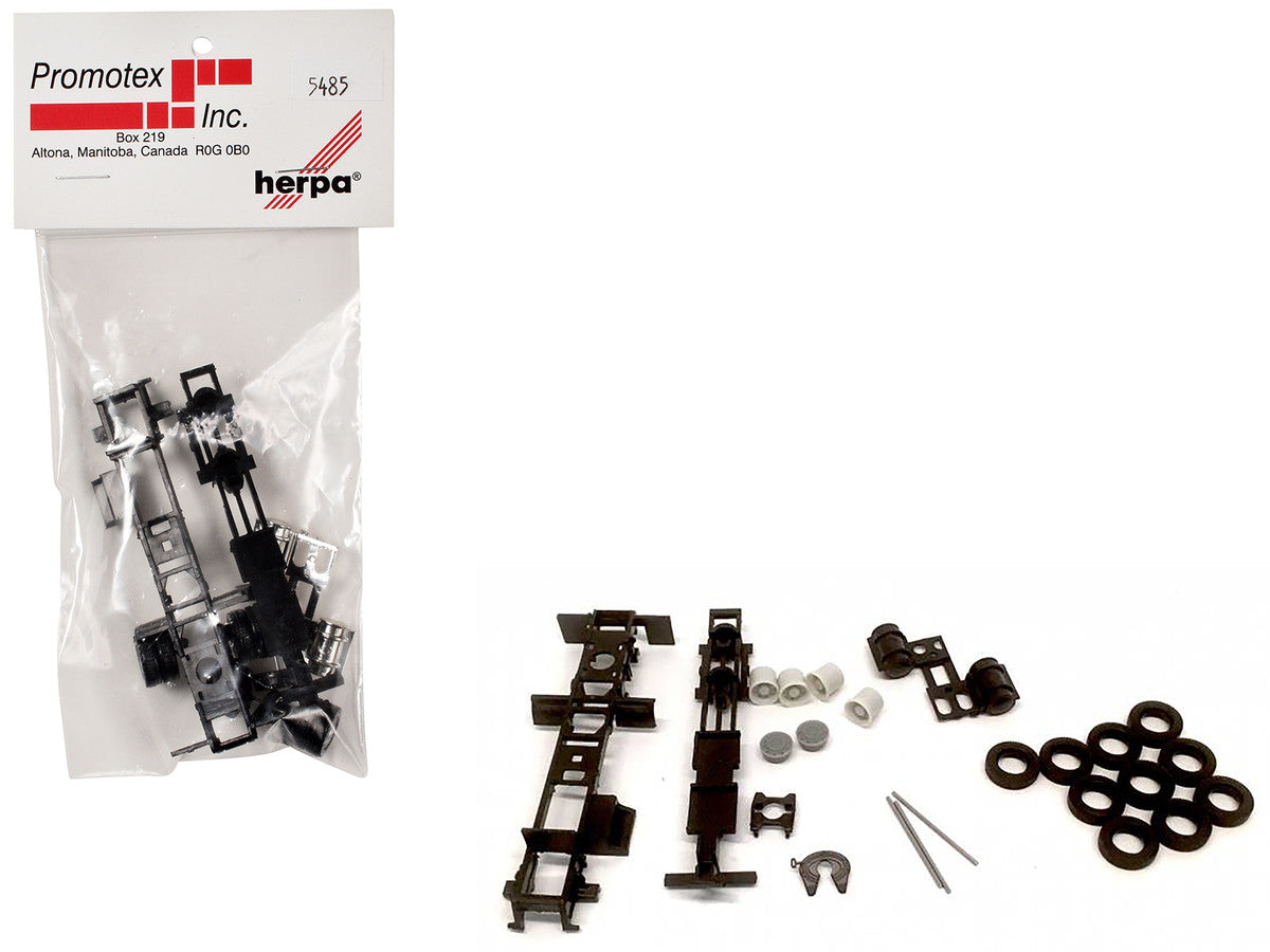 Long Chassis Kit for Kenworth Peterbilt and GMC Cabs 1/87 (HO) Plastic Model by Promotex-0