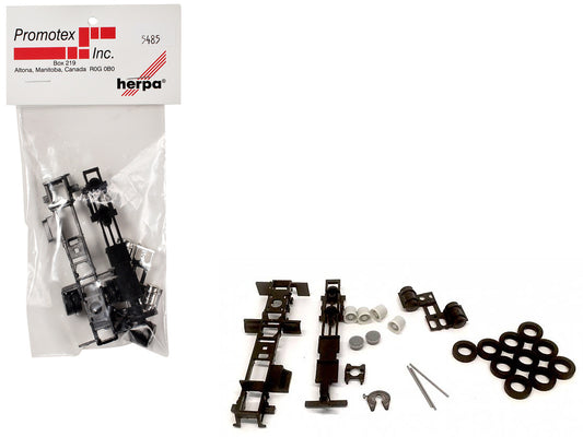 Long Chassis Kit for Kenworth Peterbilt and GMC Cabs 1/87 (HO) Plastic Model by Promotex-0