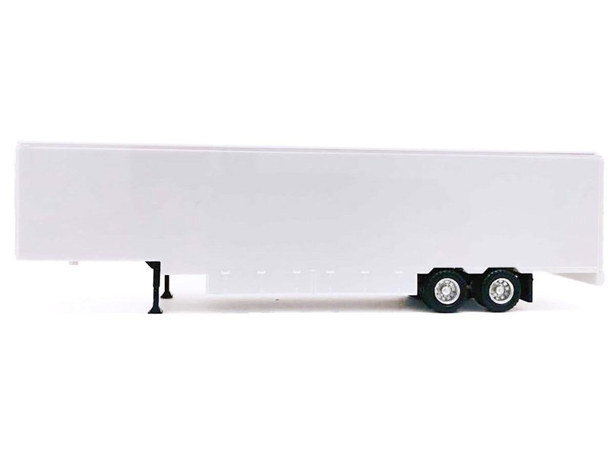 48ft Moving Van Trailer Light Gray 1/87 (HO) Plastic Model by Promotex-0