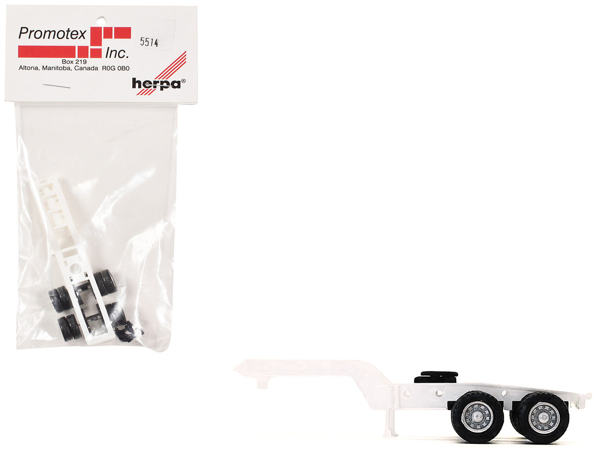2-Axle Heavy Equipment Jeep White 1/87 (HO) Plastic Model by Promotex-0