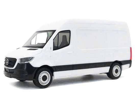 2018 Mercedes-Benz Sprinter Van White 1/87 (HO) Plastic Model Car by Promotex-0