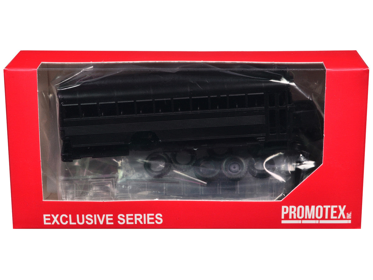 Model Kit School Bus 1/87 (HO) Plastic Model by Promotex-2