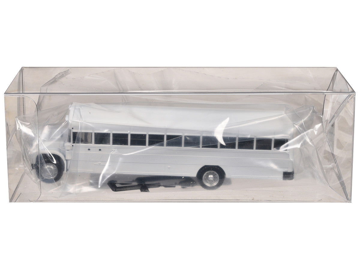 School Bus White 1/87 (HO) Plastic Model by Promotex-2