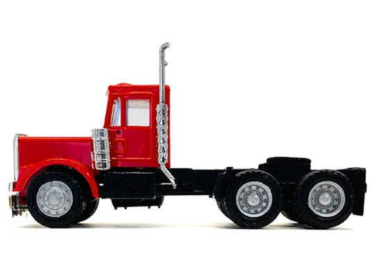 Kenworth W900 Short Day Cab "New Version" Red 1/87 (HO) Plastic Model Car by Promotex-0