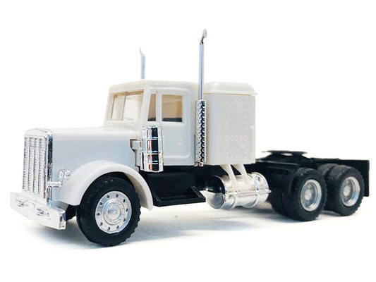 Peterbilt Sleeper Cab White 1/87 (HO) Plastic Model Car by Promotex-0