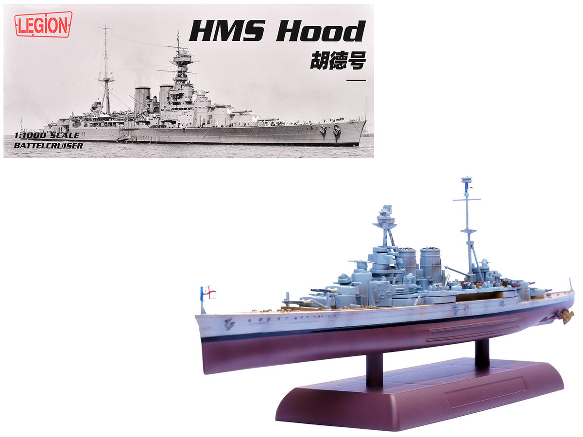HMS Hood Battlecruiser "British Royal Navy" 1/1000 Diecast Model by Legion-3