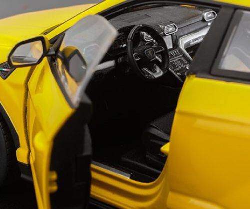 Lamborghini Urus Yellow 1/18 Diecast Model Car by Bburago-2