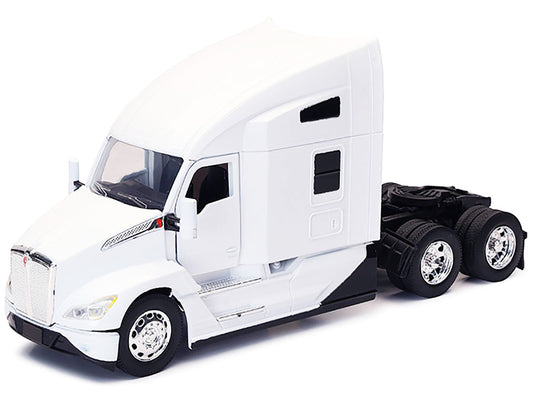 Kenworth T680 Truck Tractor White "Long Haul Truckers" Series 1/32 Diecast Model by New Ray-0