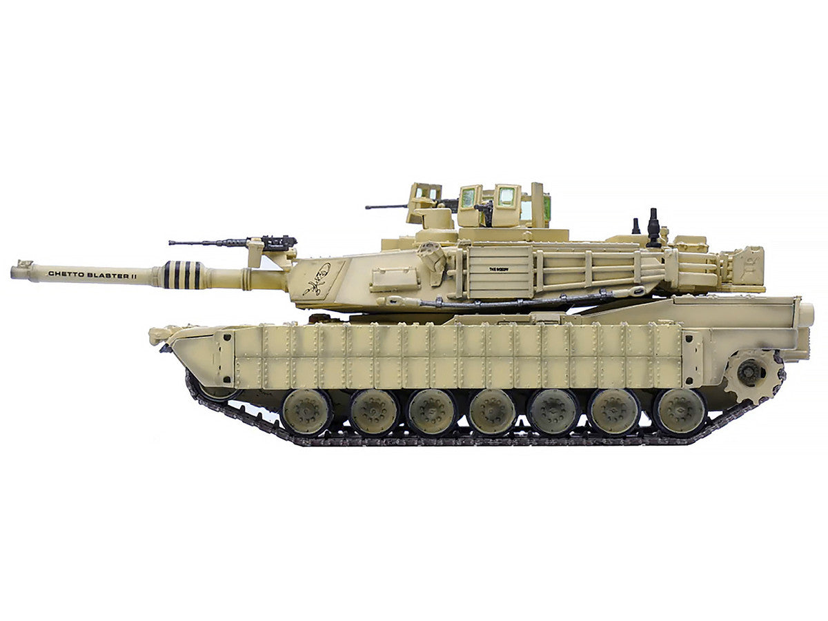 M1A2 TUSK I Battle Tank "Ghetto Blaster II" "U.S. Army 3rd Squadron 3rd Armoured Cavalry Regiment FOB Hammer Iraq" (2011) 1/72 Diecast Model by Panzerkampf-1
