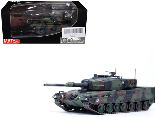 Leopard 2A4 Main Battle Tank "Pz.87 13th Pz Btn Steel Army Parade Thun Switzerland" (2006) Swiss Army "Armor Premium" Series 1/72 Diecast Model by Panzerkampf-0