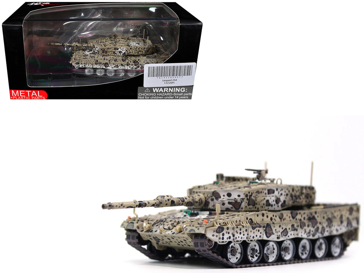 Leopard 2A4 Main Battle Tank "Jaguar Scheme" Austrian Army "Armor Premium" Series 1/72 Diecast Model by Panzerkampf-4