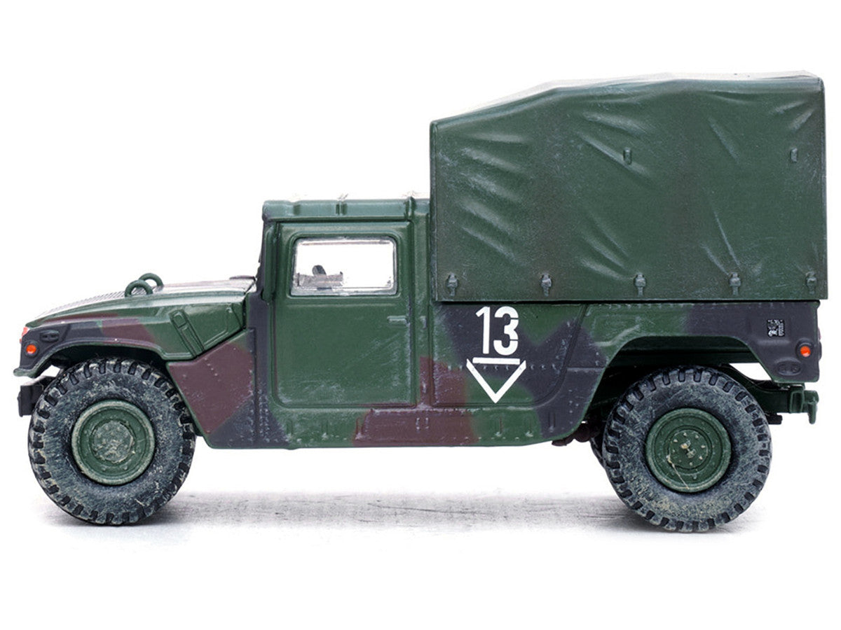 M998 HMMWV "2nd Battalion 3rd Field Artillery Regiment 1st Armored Division Stationed in Germany" (1999) United States Army "Military Miniature" Series 1/64 Diecast Model by Panzerkampf-0