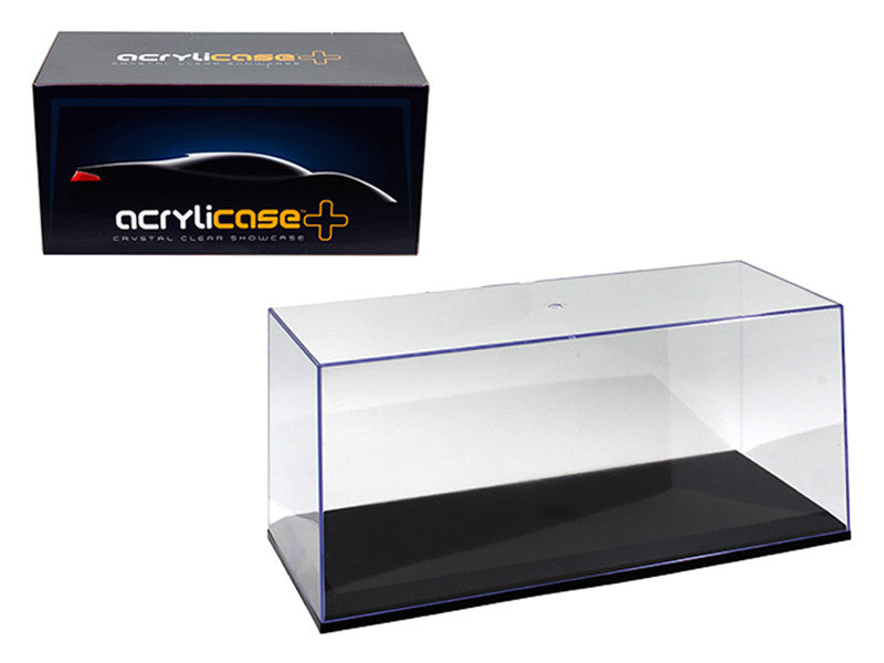 Collectible Display Show Case with Black Base for 1/24 1/18 Scale Models by Illumibox-0