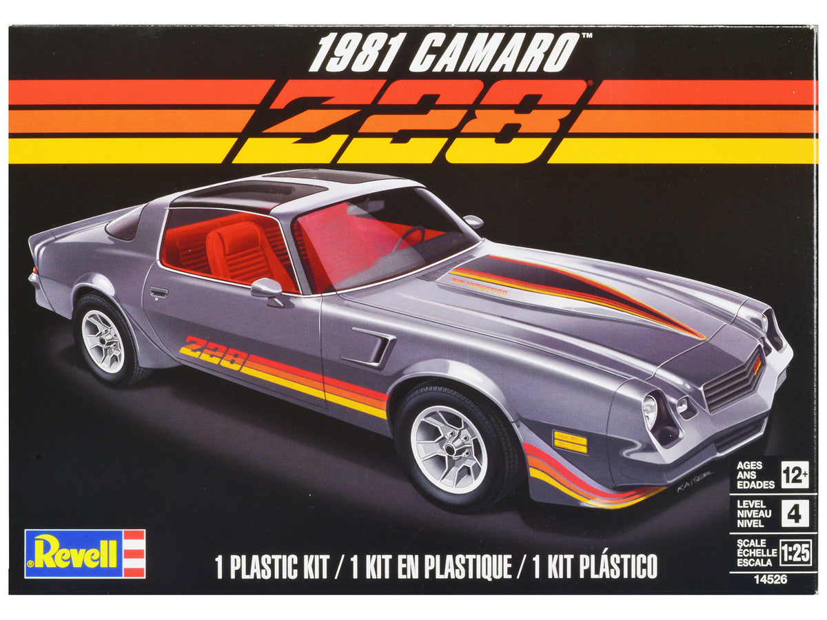 Level 4 Model Kit 1981 Chevrolet Camaro Z/28 1/25 Scale Model by Revell-0