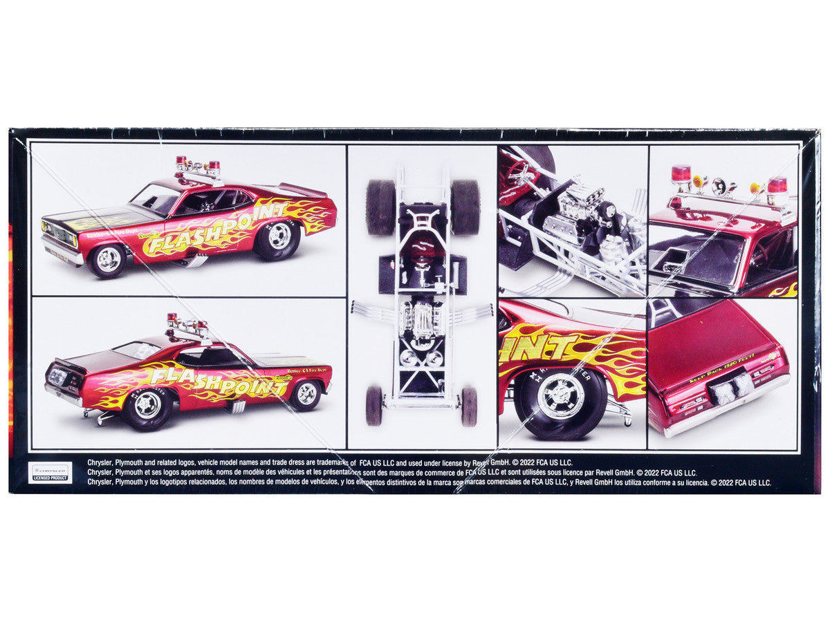 Level 4 Model Kit 1970 Plymouth Duster Funny Car 1/24 Scale Model by Revell-3