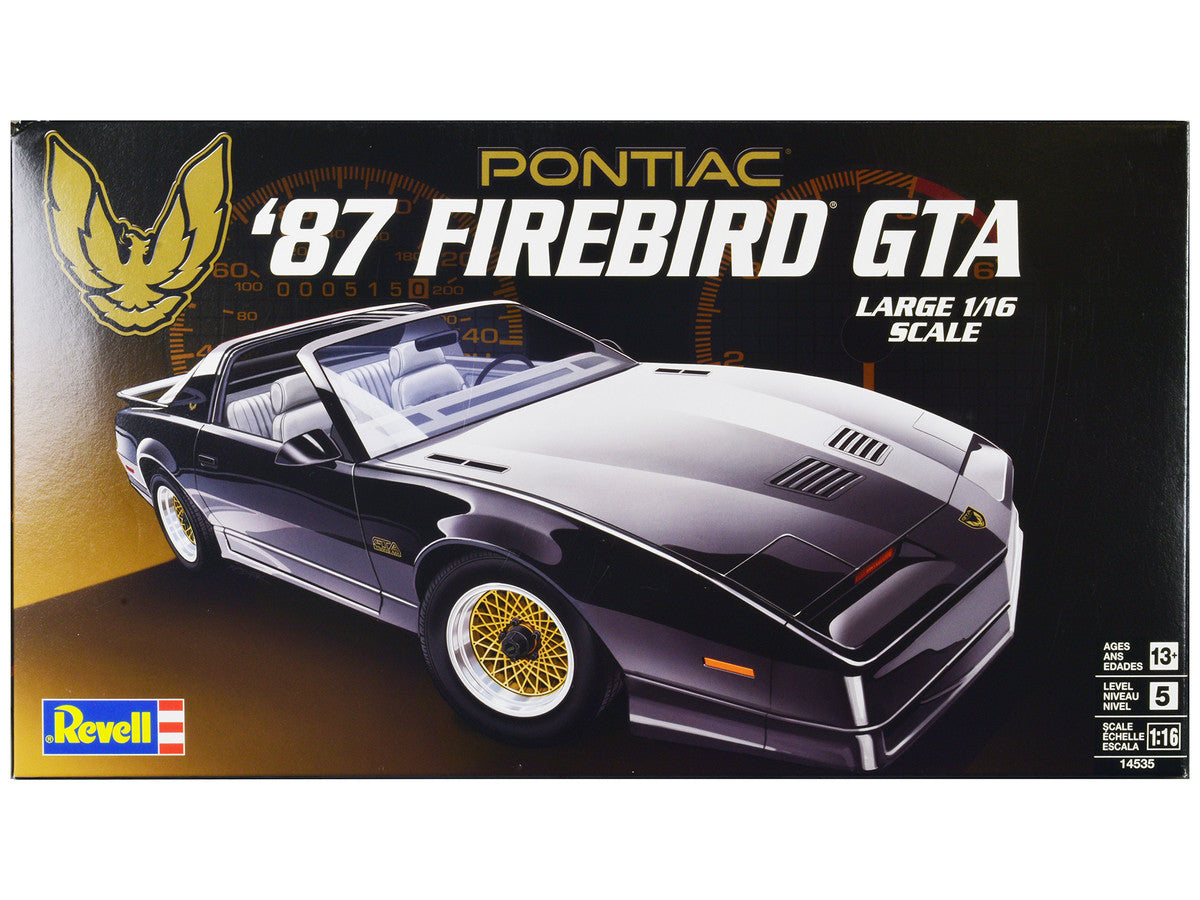 Level 5 Model Kit 1987 Pontiac Firebird GTA 1/16 Scale Model by Revell-0