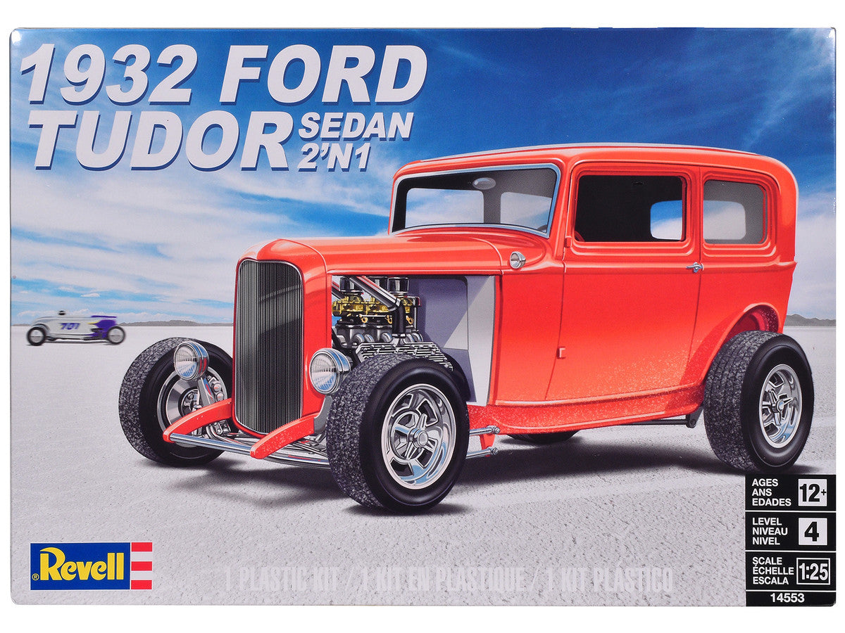 Level 4 Model Kit 1932 Ford Tudor Sedan 2-in-1 Kit 1/25 Scale Model by Revell-0