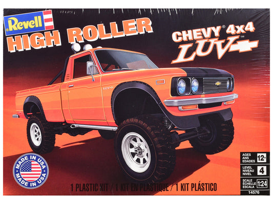 Level 4 Model Kit Chevrolet LUV 4x4 Pickup Truck "High Roller" 1/24 Scale Model by Revell-0