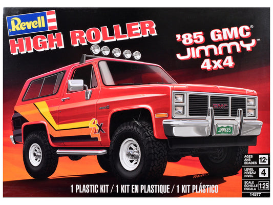Level 4 Model Kit 1985 GMC Jimmy 4x4 "High Roller" 1/25 Scale Model by Revell-0