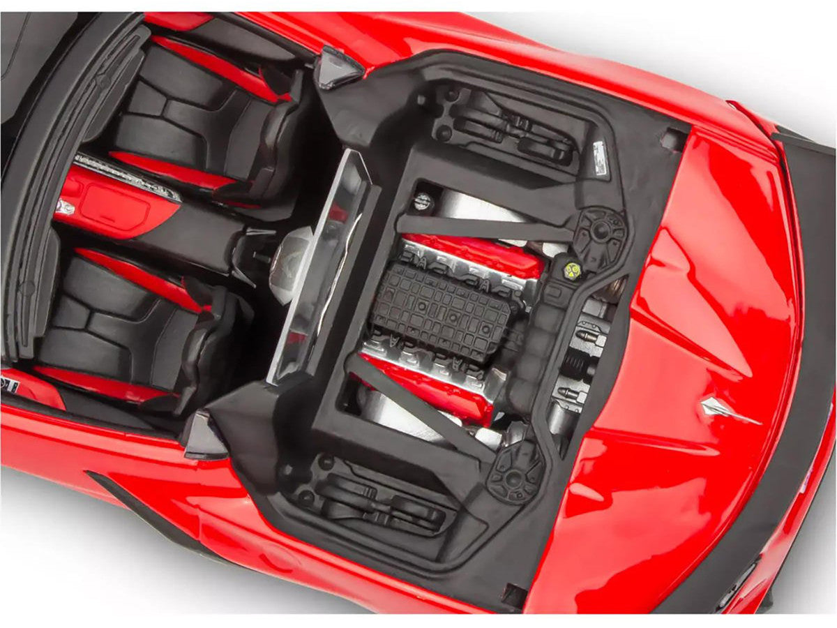 Level 4 Model Kit 2022 Chevrolet Corvette C8 Hardtop Convertible 1/25 Scale Model by Revell-3