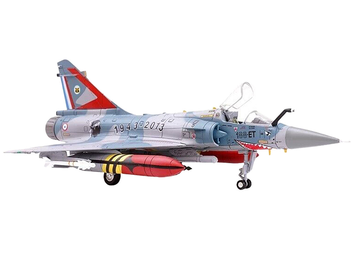 Dassault Mirage 2000-5F Fighter Aircraft "70th Anniversary of Corsica Squadron" French Air Force "Wing" Series 1/72 Diecast Model by Panzerkampf-3