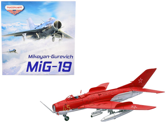 Mikoyan-Gurevich MiG-19S Farmer C Fighter Aircraft "Yellow 45" "VVS Display Team Soviet Air Force Kubinka Air Base" (1960) "Wing" Series  1/72 Diecast Model by Panzerkampf-0