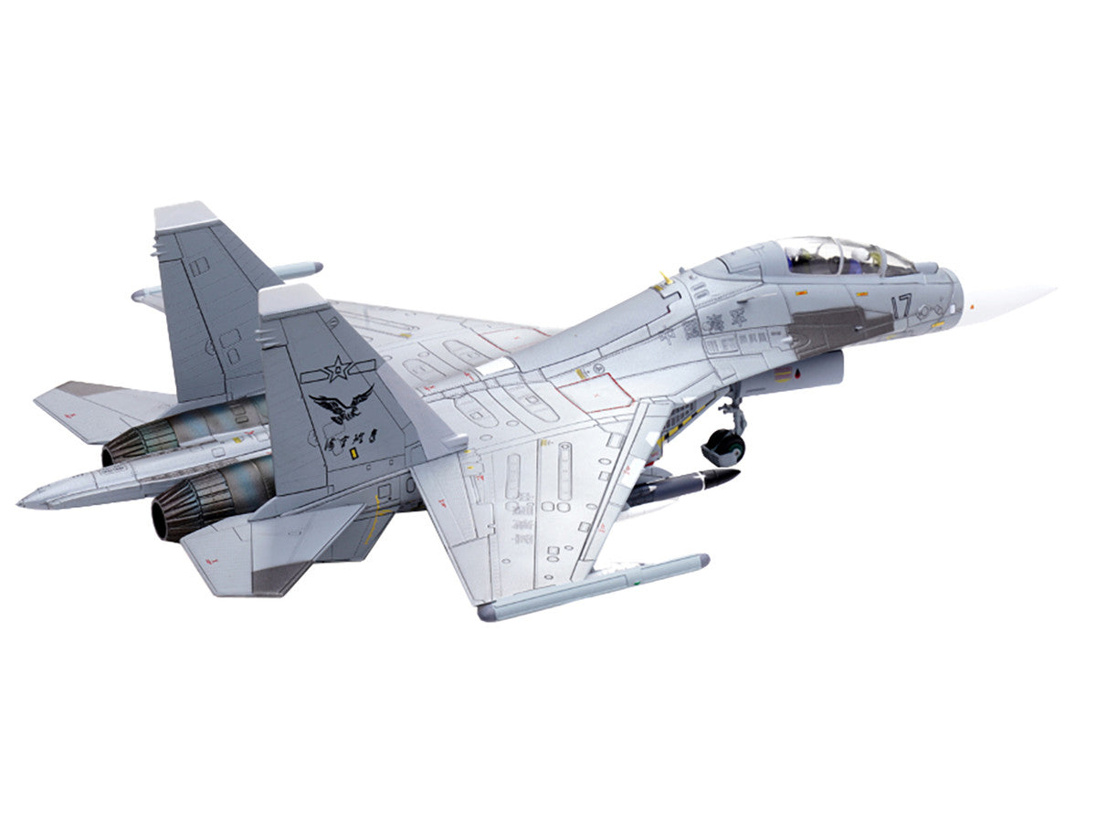 Sukhoi Su-30MKK Flanker-G Fighter Aircraft #17 "People's Liberation Army (PLA) Naval Aviation's Sea and Air Eagle Regiment" Chinese Air Force "Wing" Series 1/72 Diecast Model by Panzerkampf-4