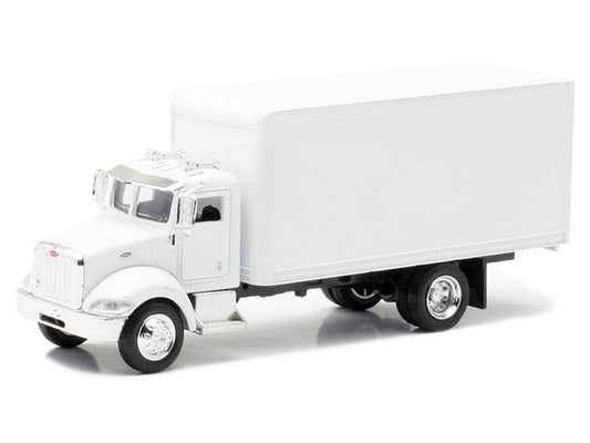 Peterbilt Utility 335 Box Truck White 1/43 Diecast Model by New Ray-0
