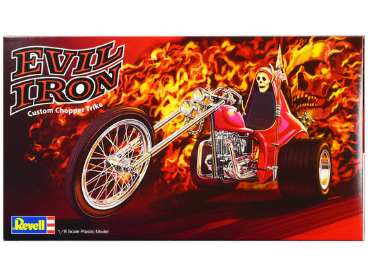 Level 5 Model Kit Evil Iron Custom Chopper Trike 1/8 Scale Model by Revell-0